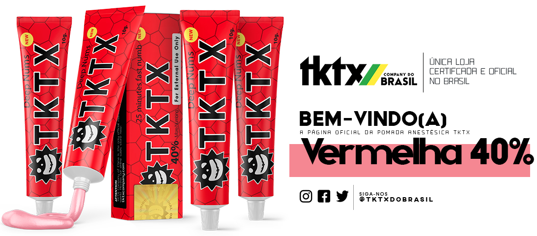 Pomada Anestésica TKTX Vermelha 40%