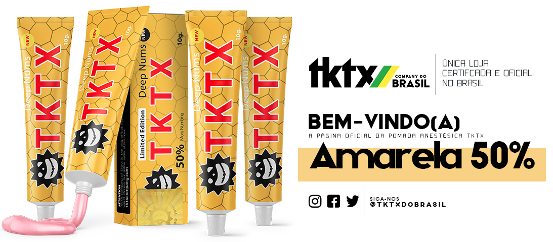 Pomada Anestésica TKTX Amarela 50%